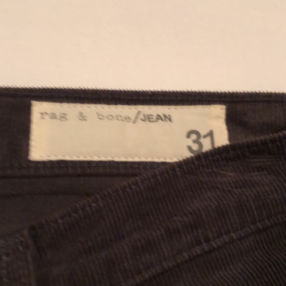 Rag and Bone pin cord skinny chocolate brown size 31 - Picture 4 of 12